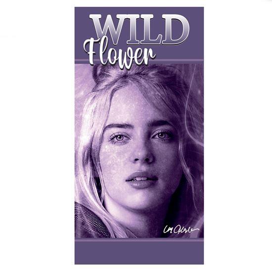 Imaginea din Prosop de baie pentru copii 70x140 cm - Billie Eilish Wildflower