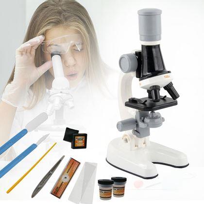 Imaginea din Microscop educațional pentru copii, set cu ustensile