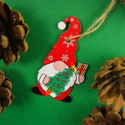 Imaginea Set de ornamente de lemn pitici 9 buc