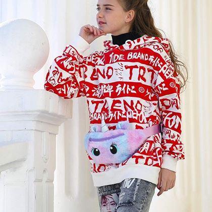 Imaginea din Borsetă din pluș pentru copii - unicorn