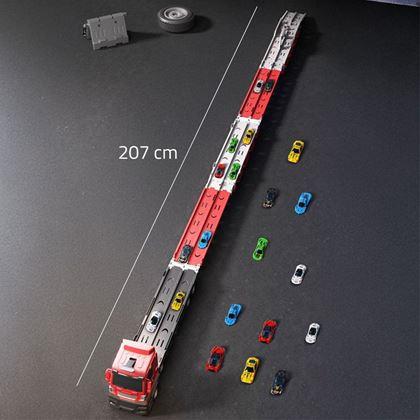 Imaginea din Camion extensibil - pistă de mașini cu mini mașinuțe