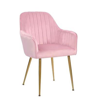 Imaginea din Scăunel/fotoliu roz tapițat