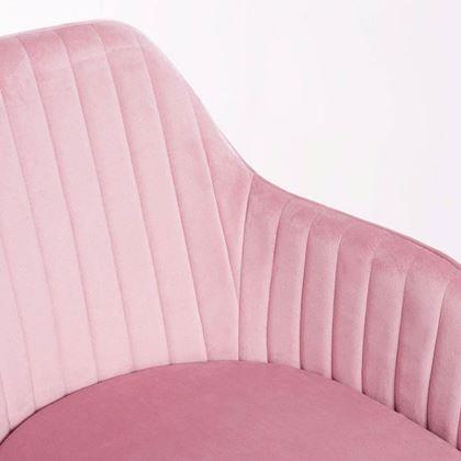 Imaginea din Scăunel/fotoliu roz tapițat