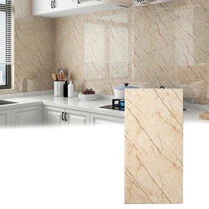 Imaginea din Gresie autoadezivă 60x30 cm - marmura ocru