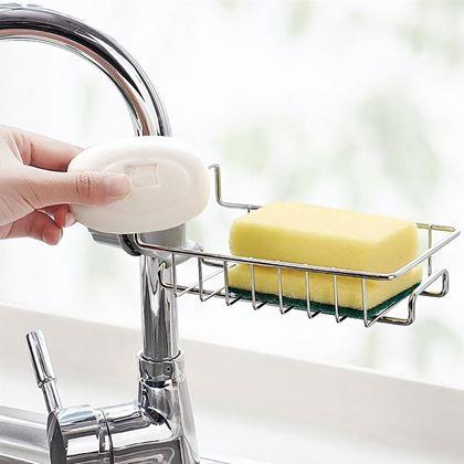 Imaginea din Poliță/uscător din inox pentru robinet