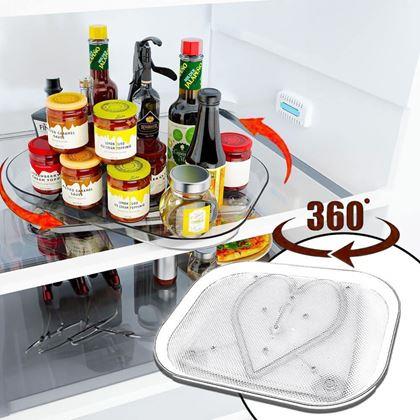 Imaginea din Organizator rotativ pentru frigider și bucătărie