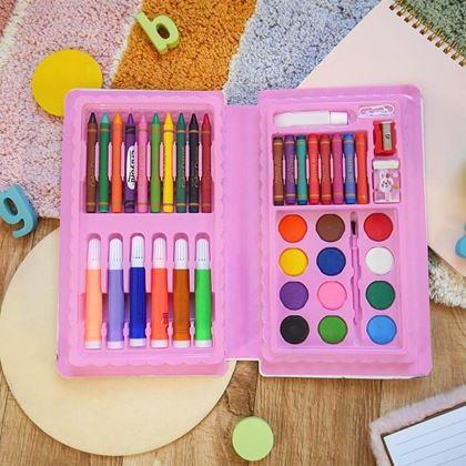 Imaginea din Set de artă pentru copii 42 de piese - roz  
