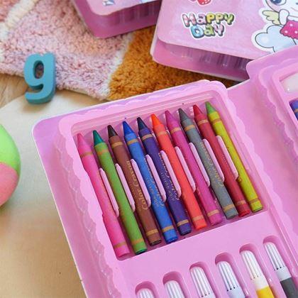 Imaginea din Set de artă pentru copii 42 de piese - roz  

