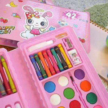 Imaginea din Set de artă pentru copii 42 de piese - roz  
