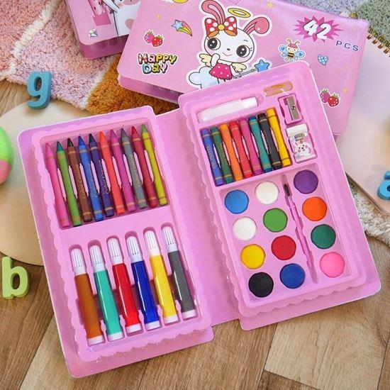 Imaginea din Set de artă pentru copii 42 de piese - roz  
