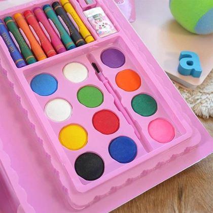 Imaginea din Set de artă pentru copii 42 de piese - roz  
