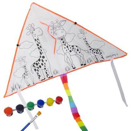 Imaginea din Zbor de colorat cu dragon zburător  -  Girafe