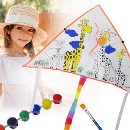 Imaginea din Zbor de colorat cu dragon zburător  -  Girafe