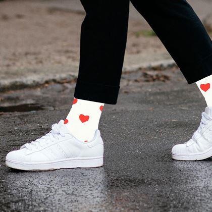 Imaginea din Șosete îndrăgostite  -  albe