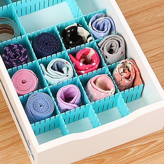 Imaginea din Despărțitoare ajustabile pentru sertar, 4 bucăți