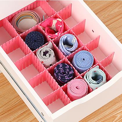 Imaginea din Despărțitoare ajustabile pentru sertar, 4 bucăți