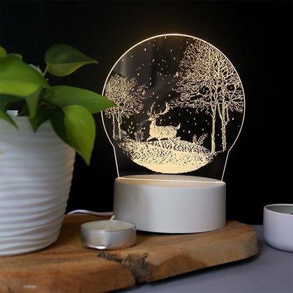 Imaginea din Lampă decorativă 3D  -  cerb