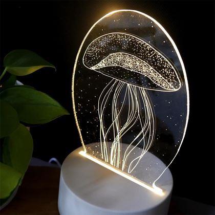 Imaginea din Lampă decorativă 3D  -  meduză