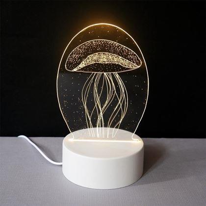 Imaginea din Lampă decorativă 3D  -  meduză