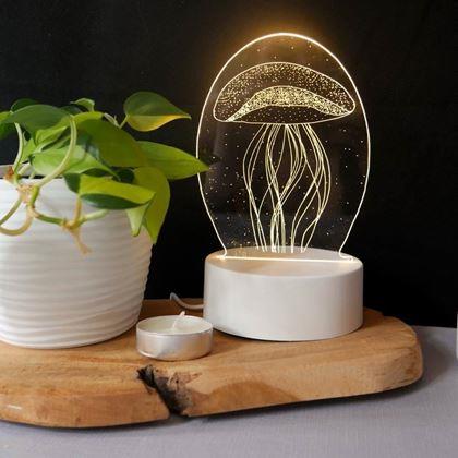 Imaginea din Lampă decorativă 3D  -  meduză