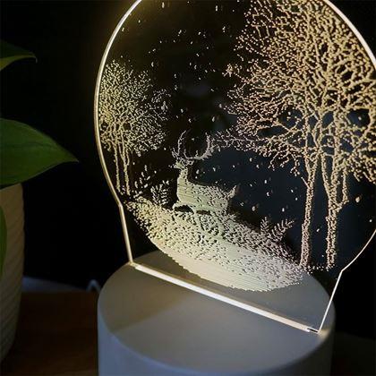 Imaginea din Lampă decorativă 3D  -  cerb