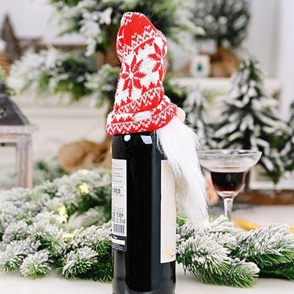 Imaginea din Gnom decorativ de Crăciun pentru sticla de vin