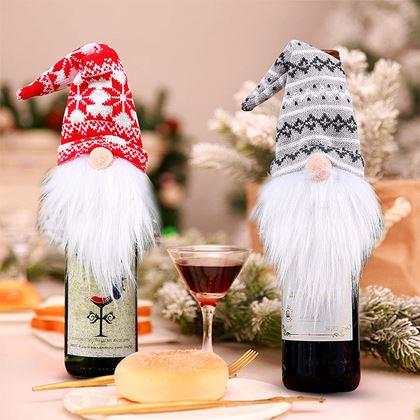 Imaginea din Gnom decorativ de Crăciun pentru sticla de vin
