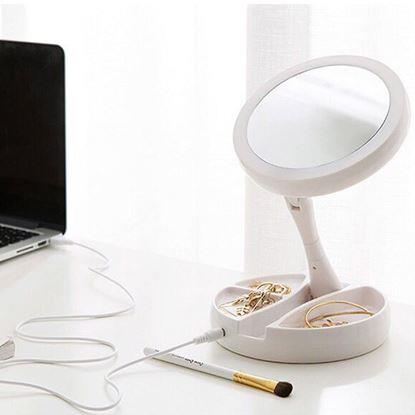 Imaginea Oglindă portabilă cu iluminare