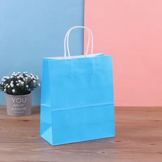 Imaginea din Set de 10 pungi cadou - albastru deschis