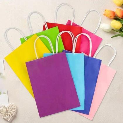 Imaginea din Set de 10 pungi cadou - albastru deschis