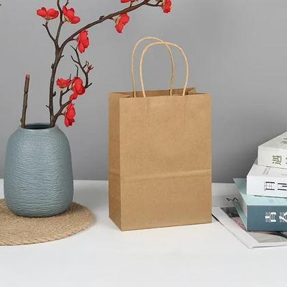 Imaginea din Set de 10 pungi cadou - auriu