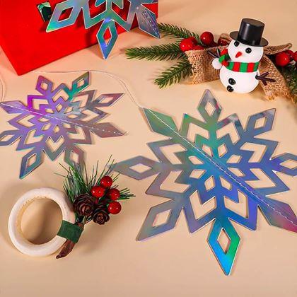 Imaginea din Decorațiune suspendată fulgi de zăpadă 6 buc