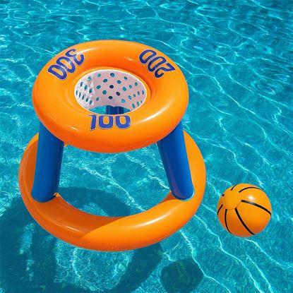 Imaginea Coș de baschet gonflabil pentru piscină