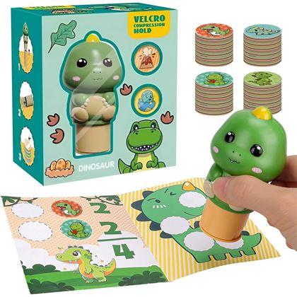 Imaginea din Ștampilă cu autocolante - dinozaur