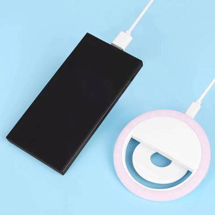 Imaginea din Lumina LED pentru selfie pe telefon mobil