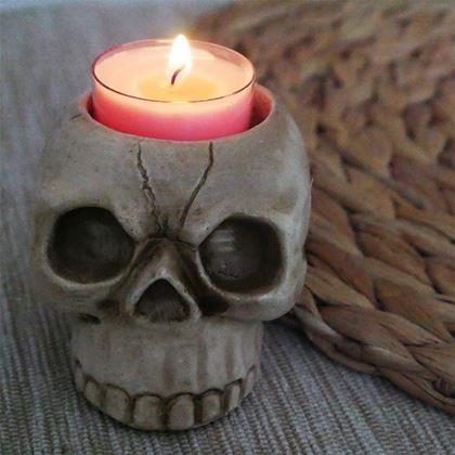 Imaginea din Suport de lumanare tealight - craniu