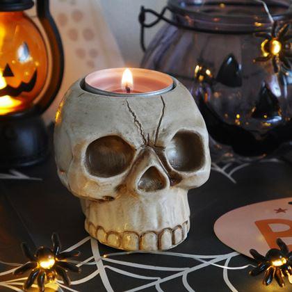 Imaginea din Suport de lumanare tealight - craniu