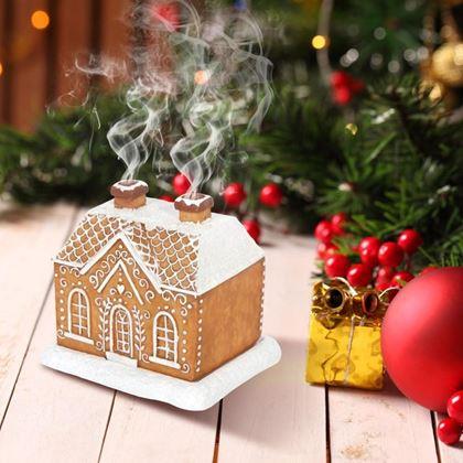 Imaginea din Decorațiuni de Crăciun - căsuță + 2 tămâie tip 