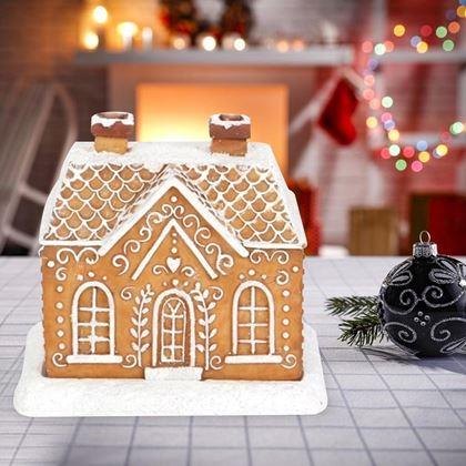 Imaginea din Decorațiuni de Crăciun - căsuță + 2 tămâie tip 
