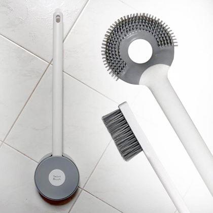 Imaginea din Periuță WC din silicon 2 în 1