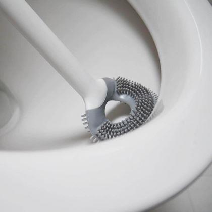 Imaginea din Periuță WC din silicon 2 în 1