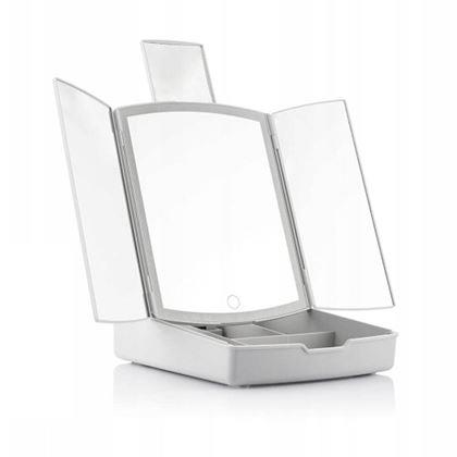 Imaginea din Oglindă cosmetică pliabilă cu iluminare LED