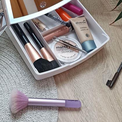 Imaginea din Oglindă cosmetică pliabilă cu iluminare LED