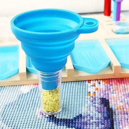 Imaginea din Pălnie pliabilă din silicon