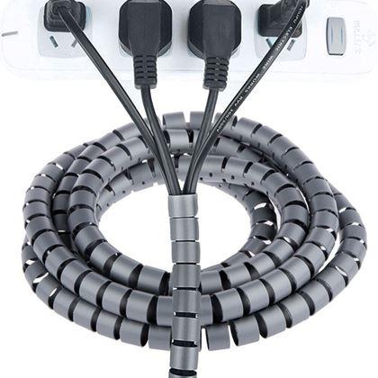 Imaginea din Organizator spiral pentru cabluri – 2 m, diametru 2 cm