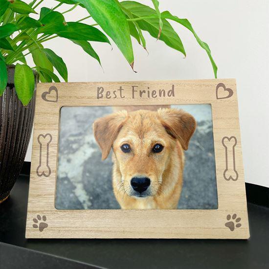 Imaginea din Rama foto din lemn "Best Friend", 10 x 15 cm