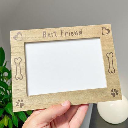 Imaginea din Rama foto din lemn "Best Friend", 10 x 15 cm