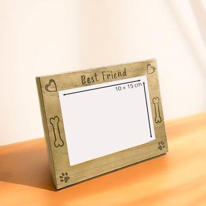 Imaginea din Rama foto din lemn "Best Friend", 10 x 15 cm