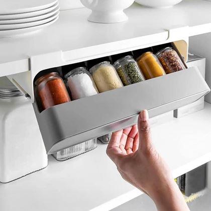 Imaginea din Organizator basculant cu 6 recipiente pentru condimente