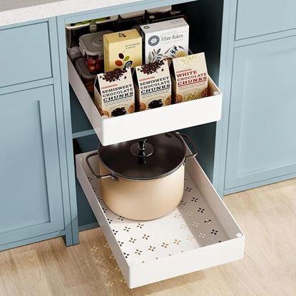 Imaginea Organizator extensibil alb 27x40 cm